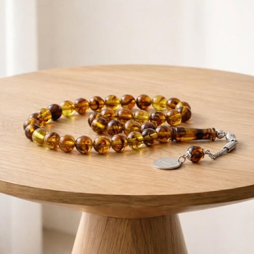 سبحة باكليت | أحمر وبني