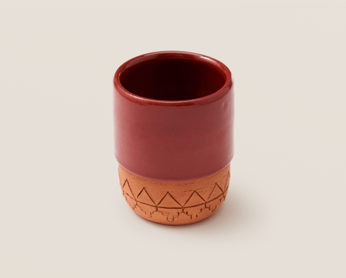 أكواب الزخارف الحائلية - أحمر