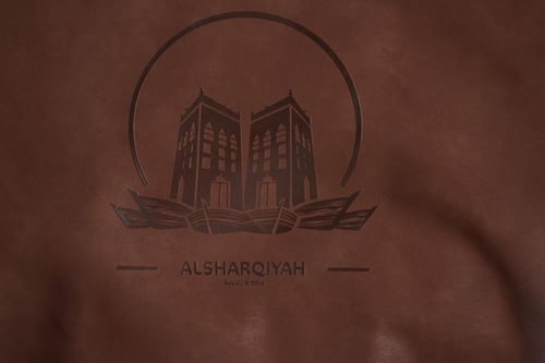 الشرقية حقيبة جلد - بني