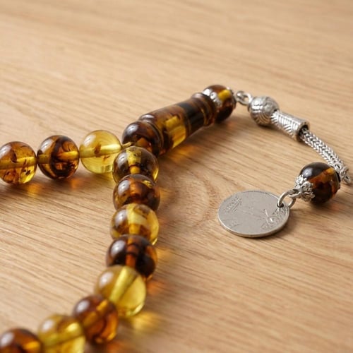 سبحة باكليت | أحمر وبني