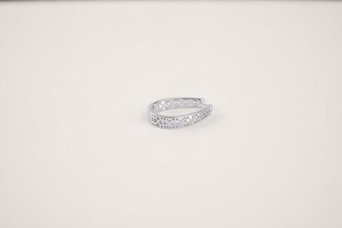 حلق مشراق فضي