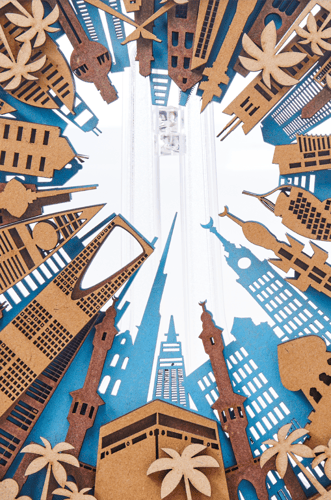 لوحة معالم المملكة