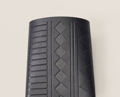 محفظة بطاقات جلدية - سوداء