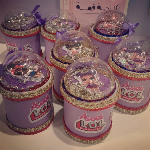 علبة الشيبس مع الثيم