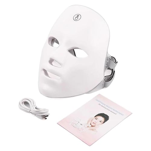 مجموعة أقنعة الأرز اليابانى مع قناع علاج ضوئي بالل...