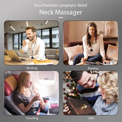 جهاز تدليك الرقبة الكهربائي الذكي المحمول اللاسلكي...