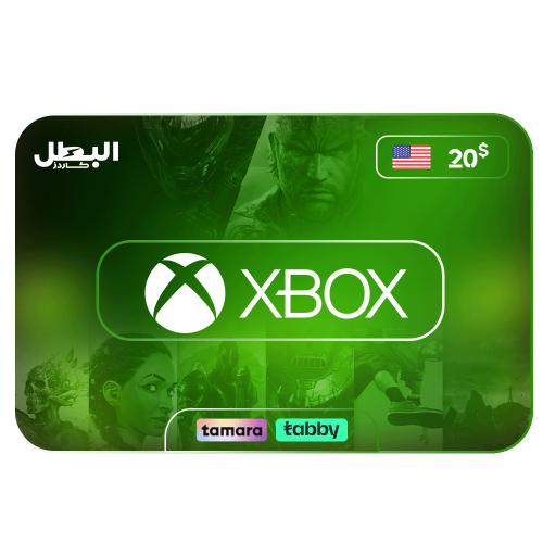 بطاقة شحن اكس بوكس امريكي 20 دولار | Xbox Usa