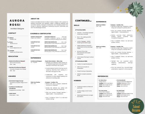 Modern Two-Column Resume