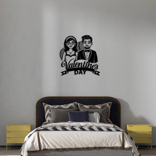 خلّي ذكرى الحب علي جدارك تصميم عصري لذكري عيد الزو...