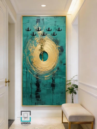 لوحة كانفاس لتعليق العباية – لمحبي الهدوء بتصميم ع...