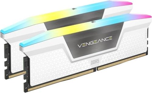 Corsair Vengeance RGB DDR5 64GB 6400MHz wht رام