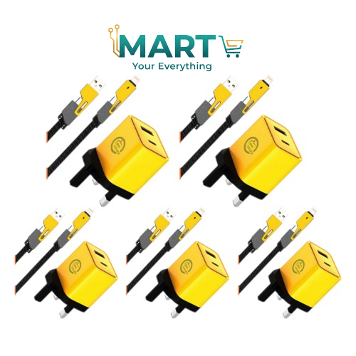 عرض 5 الشواحن + 5 كيابل