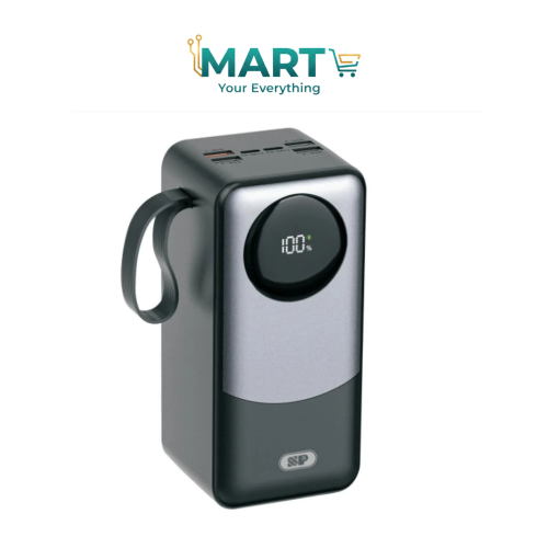 باور بانك 50000mAh l مزود 6 منافذ مع شاشة رقمية