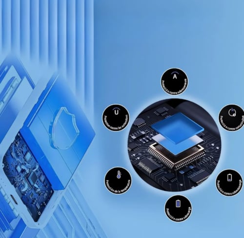 باور بانك 5000 لاسلكي مغناطيسي يدعم الشحن السريع