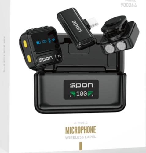 بوكس 2 ميكروفون لاسلكي من Mart مع ضمان 5 سنوات