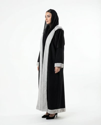 عبايات شتوية مخمل R87