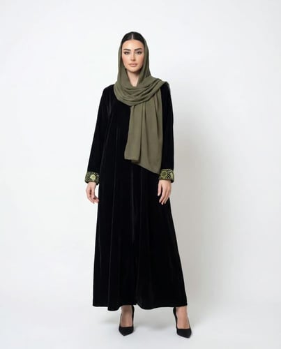 عباية شامواه اسود R91