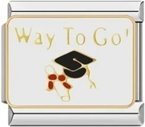 تشارمز فضي تخرج way to go