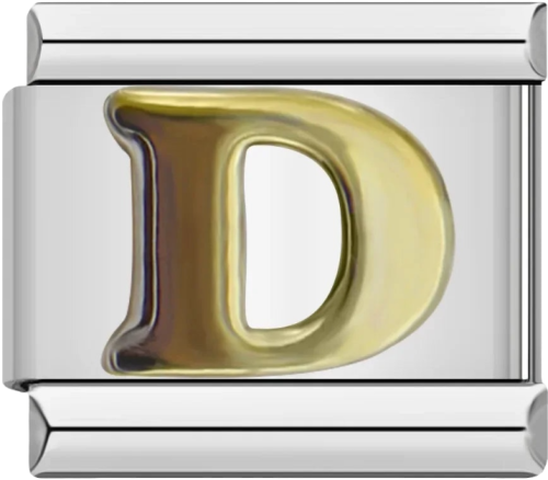 تشارمز فضي حرف D