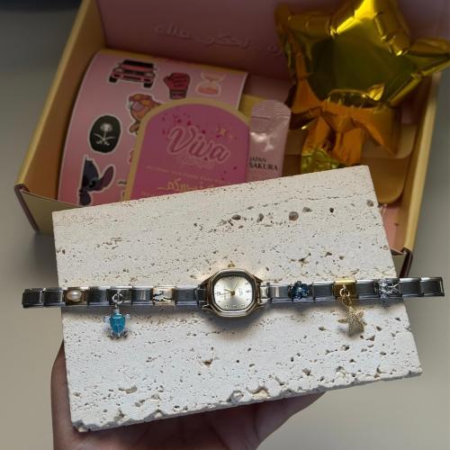 Viva Ocean Glow Watch – Mixed Gold & Silver