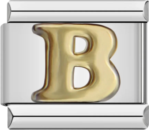 تشارمز فضي حرف B