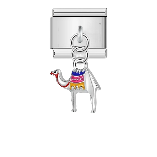 تشارم معلق فضي جمل