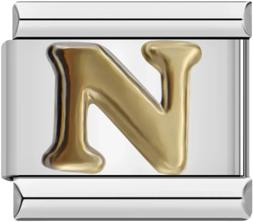 تشارمز فضي حرف N