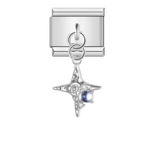 تشارمز معلق فضي نجمة