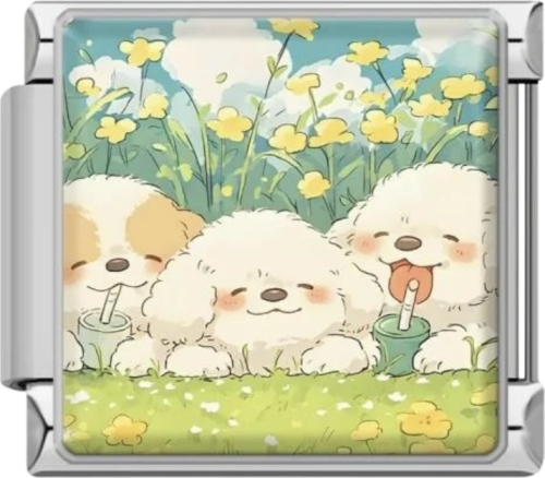 تشارمز فضي ثلاث كلاب