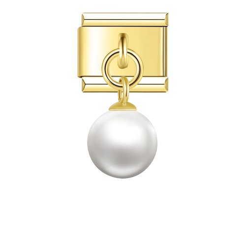 تشارمز معلق ذهبي لؤلؤ