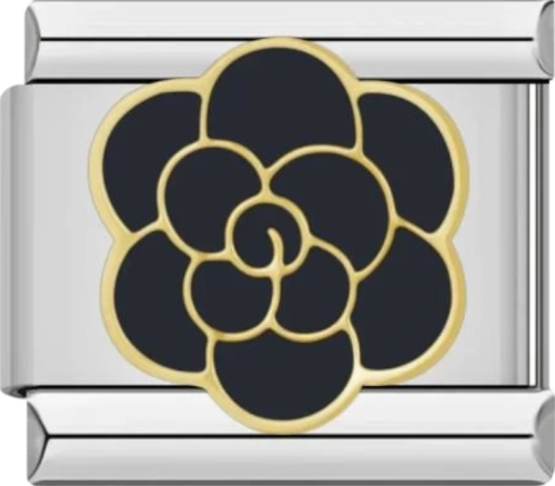 تشارمز فضي وردة سوداء