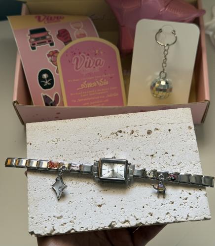 Silver Girl Watch Set