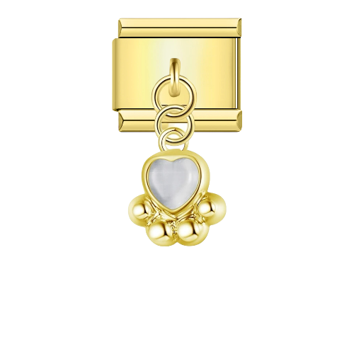 تشارمز معلق باللون الذهبي يد قطة