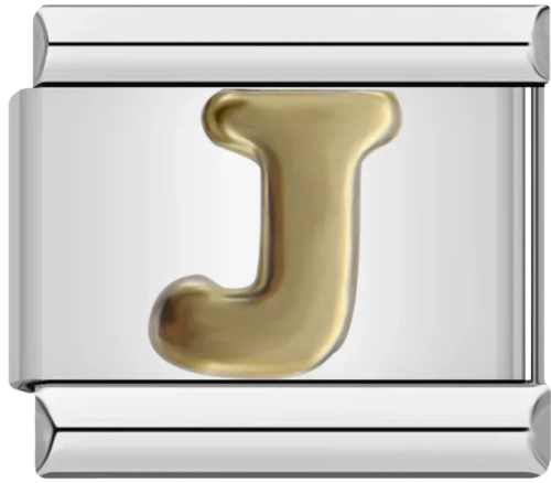 تشارمز فضي حرف J