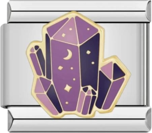 تشارمز فضي كرستال بنفسجي