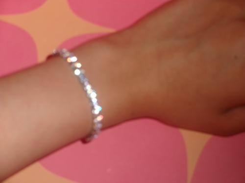 أسوارة تنس بيضاء | White Tennis Bracelet