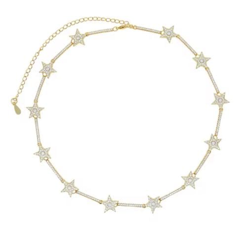 سلسلة نجوم ذهبي/Star Gold Necklace