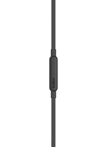 سماعة أذن داخلية Belkin SoundForm معتمدة MFi مع موصل Lightning وميكروفون