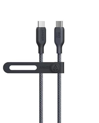 كابل Anker 544 Bio-Nylonـ USB-C إلى USB-C (0.9 متر أسود)