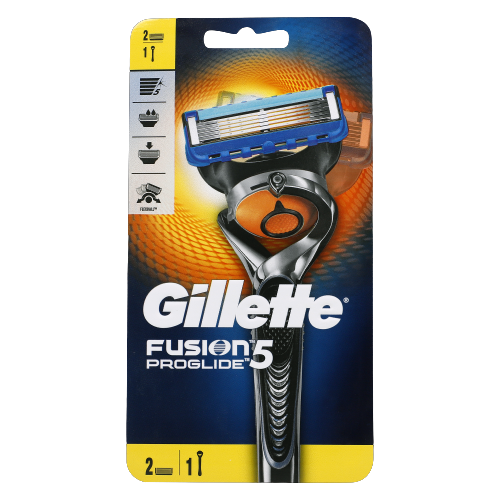 جيليت فيوجن 5 بروجليد ماكينة حلاقة للرجال + شفرتين