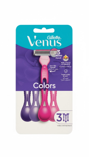 جيليت فينوس 3 امواس حلاقة نسائية 3 حبة