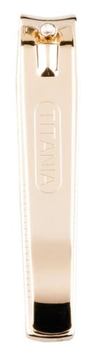 تيتانيا مقص اظافر ذهبي كبير