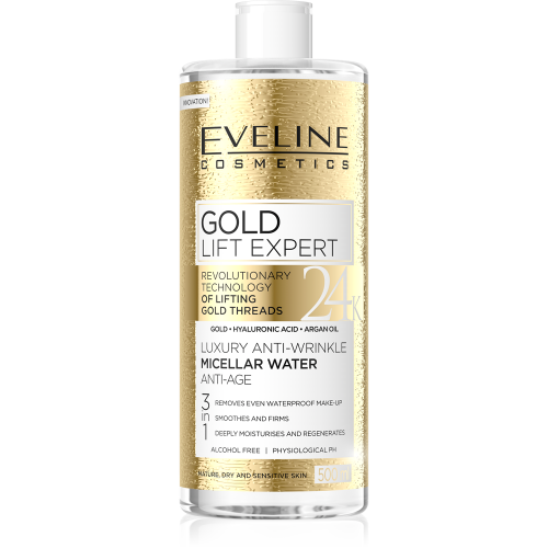 ايفلين جولد ليفت ماء ميسلار بالذهب المضاد للتجاعيد...