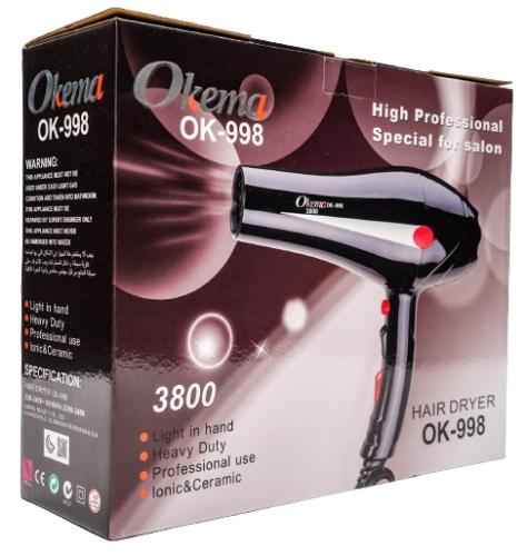 اوكيما استشوار لتصفيف الشعر موديل OK998