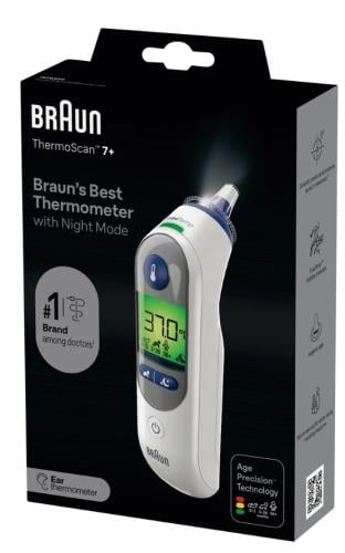 براون ثيرموسكان 7 مقياس الحرارة عن طريق الأذن IRT...