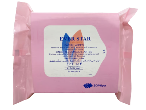 ايفر ستار مناديل مزيل مكياج 3 في 1