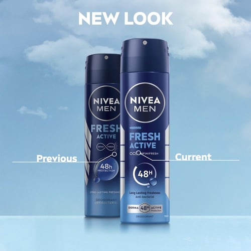 نيفيا فريش اكتيف مزيل عرق للرجال بخاخ 150مل