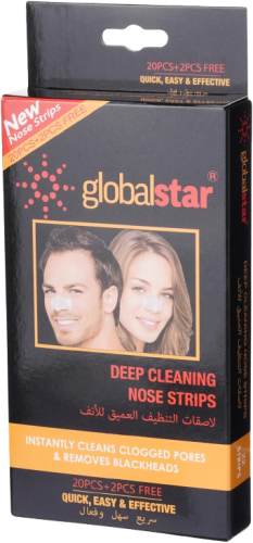 جلوبال ستار لصقات انف 22حبه