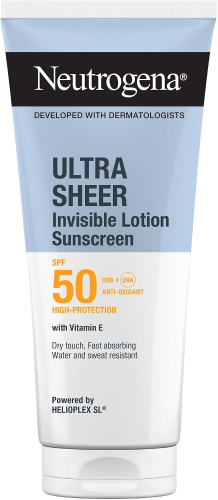 Neutrogena Ultra Sheer Invisible Lotion Sunscreen SPF 50 With Vitamin E 200Ml