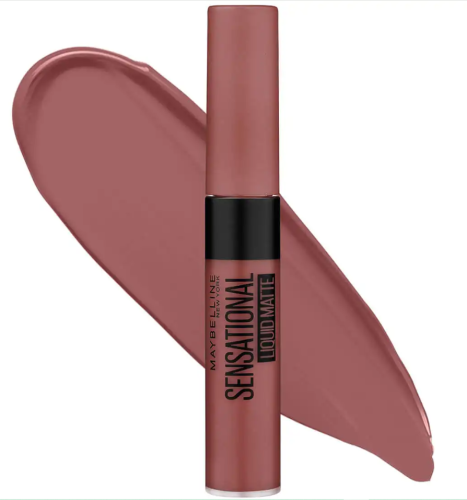 ميبيلين سينسيشينال احمر شفاه سائل غير لامع بير تيم...